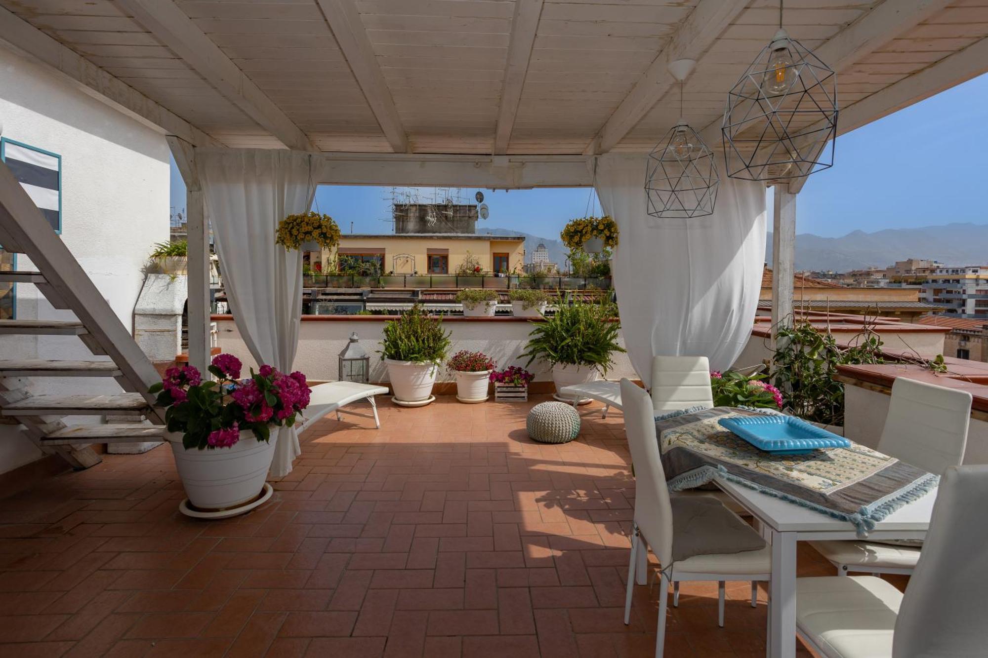 Superattico Bella Bellu Hotel Palermo Bagian luar foto